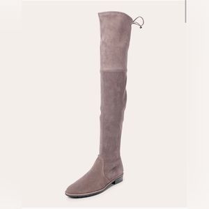 Stuart weitzman lowland boot in sonde suede side 9.5